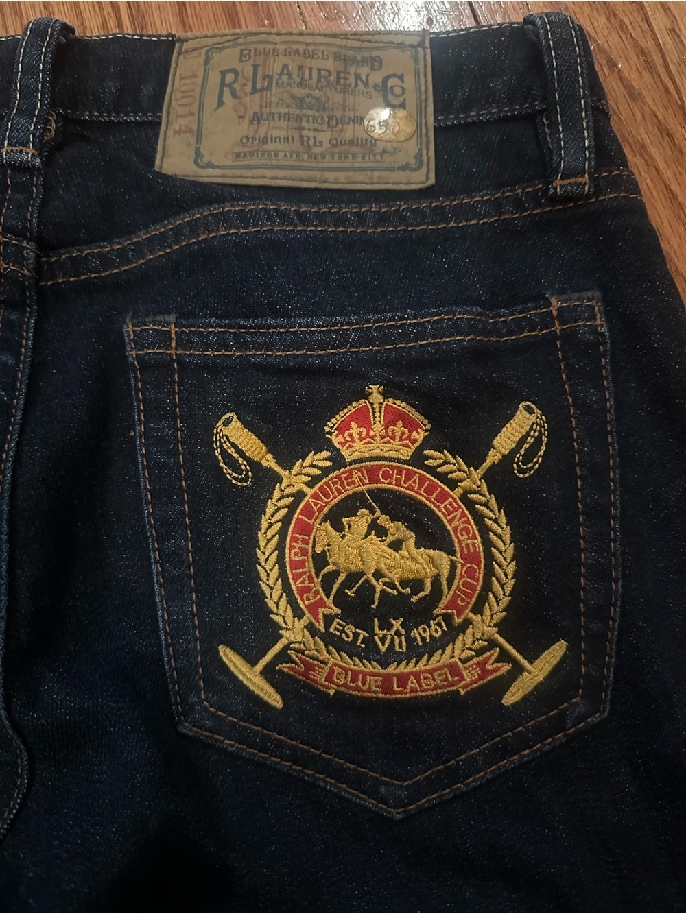 Ralph Lauren Blue Label Vintage Thompson 650 Skinny Jean Like New… - Picture 3 of 7